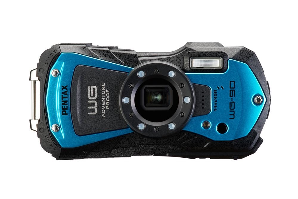 3756-1-1.jpg Appareil photo compact numérique Pentax WG-90 Bleu et Noir – Image 1