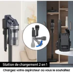 Aspirateur balai SAMSUNG Pack Jet 85 Pet + Double serpillière spray + 2ème filtre – Image 7