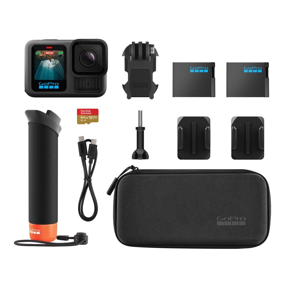 Bundle-Camera-sport-GoPro-HERO13-Black-Acceoires-1.jpg Bundle Caméra sport GoPro HERO13 Black + Accessoires – Image 1