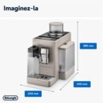 Expresso avec broyeur Delonghi Rivelia Latte FEB4455.BG 1450 W Beige Sable – Image 6
