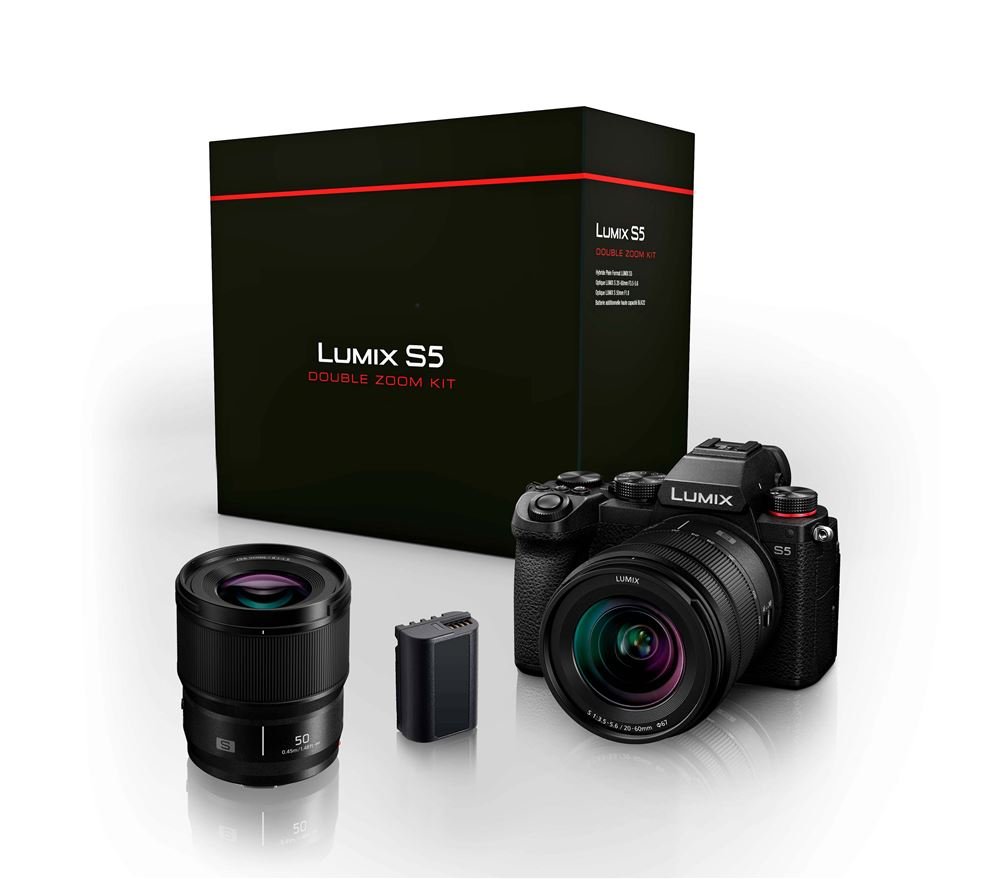 Pack-Hybride-Panasonic-Lumix-S5-S-20-60mm-f-3-5-5-6-S-50mm-f-1-8-2eme-Batterie-3.jpg Pack Hybride Panasonic Lumix S5 + S 20-60mm f/3.5-5.6 + S 50mm f/1.8 + 2ème Batterie – Image 1